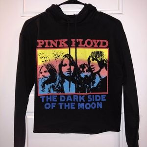 Cropped Pink Floyd hoodie